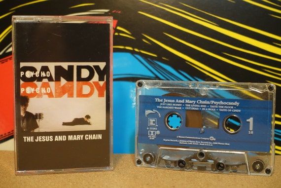 Psychocandy by The Jesus And Mary Chain Vintage Cassette Tape