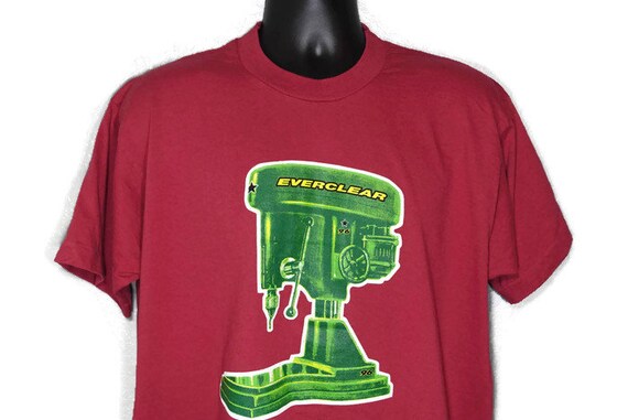 1996 RARE Everclear - '96 Summerland Tour Double-Sided Drill Press Vintage Concert T-Shirt