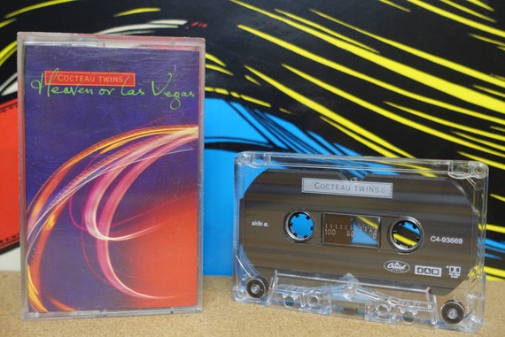 Cocteau Twins Heaven or Las Vegas Cassette Tape - 1990 4AD Capitol Records Vintage Analog Music