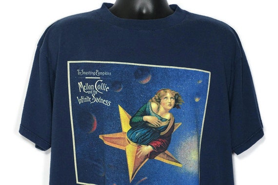 1995 RARE Smashing Pumpkins - John Craig Design Mellon Collie & Infinite Sadness Tour - Double Sided Vintage Concert T-Shirt