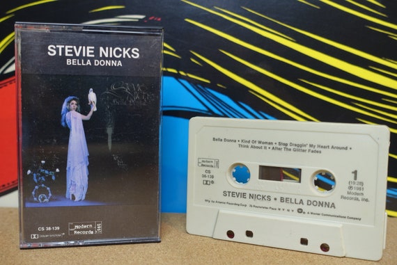 Stevie Nicks Cassette, Bella Donna Cassette Tape, Fleetwood Mac Era, 1981 Modern Records Vintage Analog Music, Music Lover Gift