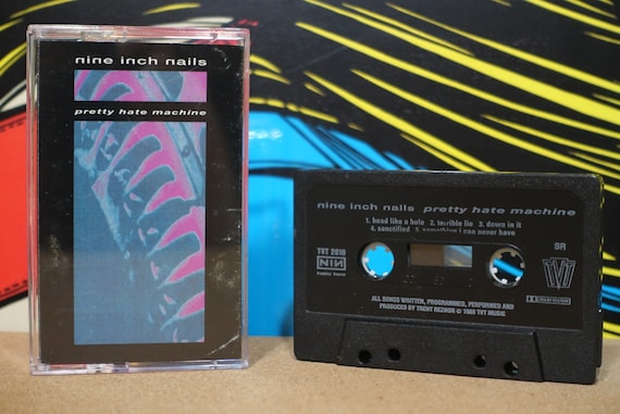 NIN Nine Inch Nails - Pretty Hate Machine Cassette Tape - 1989 TVT Records - Vintage Analog Music