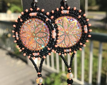 Hand Beaded Earrings