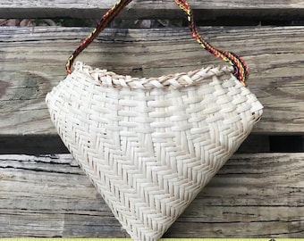 Chitimacha river cane heart basket