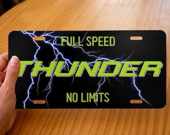 Custom License Plate, Personalized 6x12 Aluminum Vanity Front Car Tag
