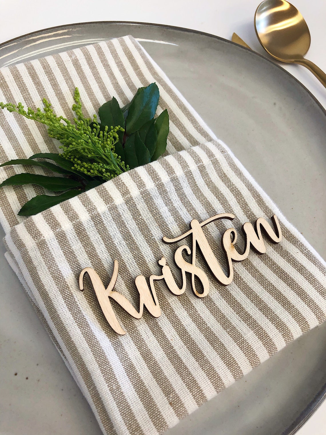 Birthday Wedding Name Tags Wedding Table Decor Wedding Place Etsy