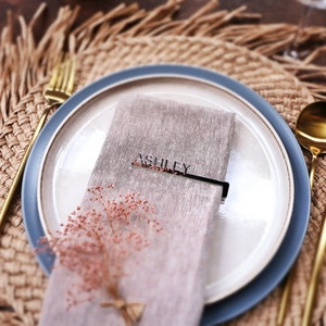 silver acrylic personalized napkin tags custom napkin rings wooden wedding name cards guest place card bachelorette dinner party name tag stationary place tag napkin
custom napkin rings
wood napkin ring holder name napkin rings wedding decoration