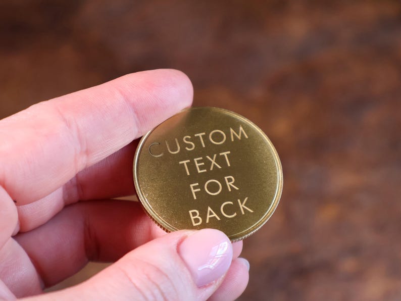 Custom sobriety anniversary coin AA medallion recovery chip engraved for 1 year sober milestone meaningful recovery gift for men and women.