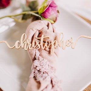 Wedding Place Cards, Wooden Name Tags, Wedding Place Setting, Birthday Laser Cut Names, Event Table Decor, Name Plate, Small Name Sign