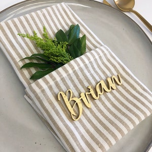 Birthday Wedding Name Tags, Wedding Table Decor, Wedding Place Names