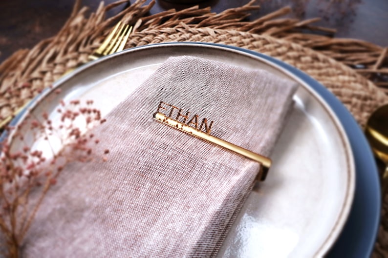 gold acrylic personalized napkin tags custom napkin rings wooden wedding name cards guest place card bachelorette dinner party name tag stationary place tag napkin rings
custom napkin rings
wood napkin ring holder name napkin rings wedding decoration