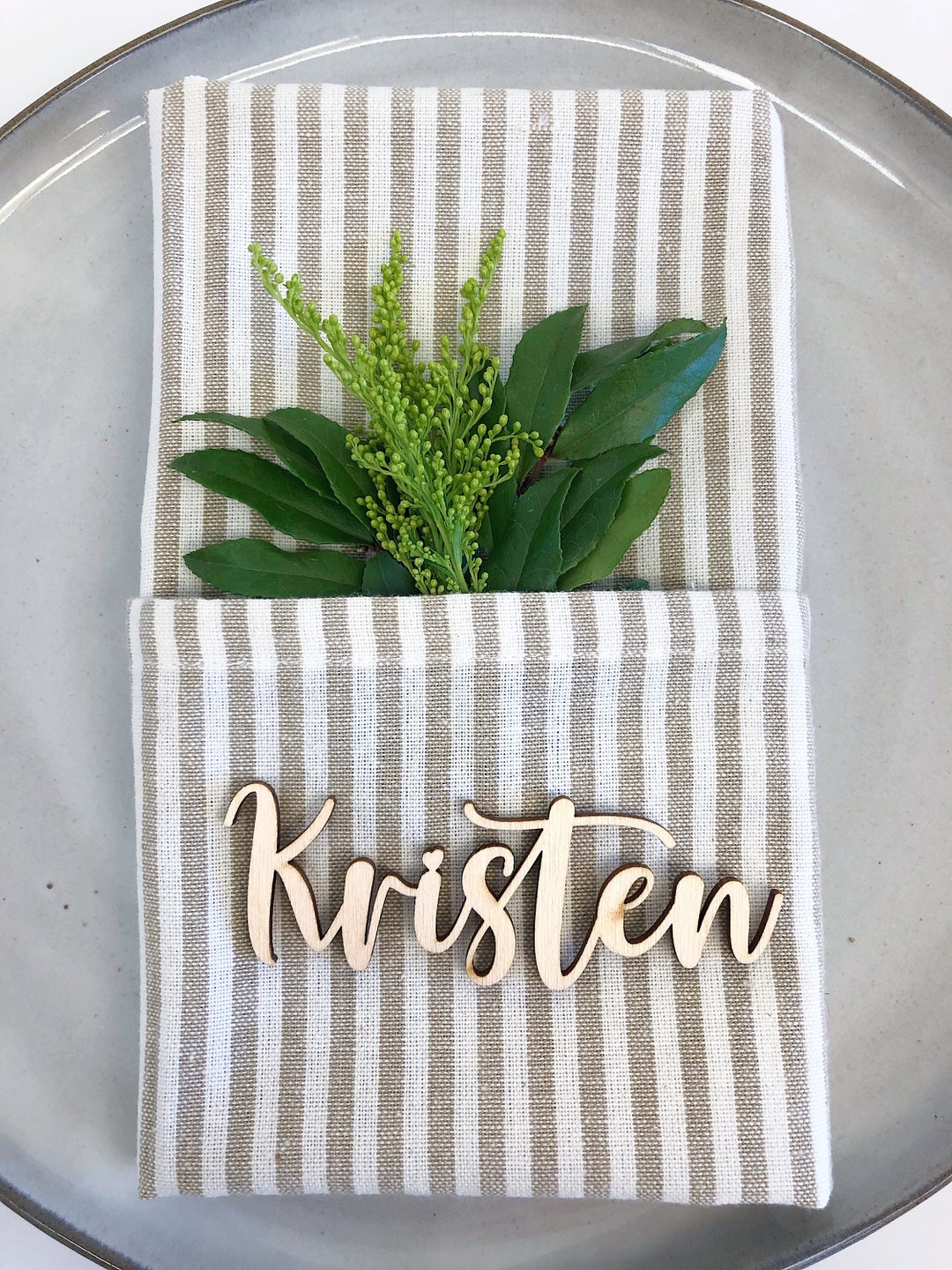 Birthday Wedding Name Tags, Wedding Table Decor, Wedding Place Names