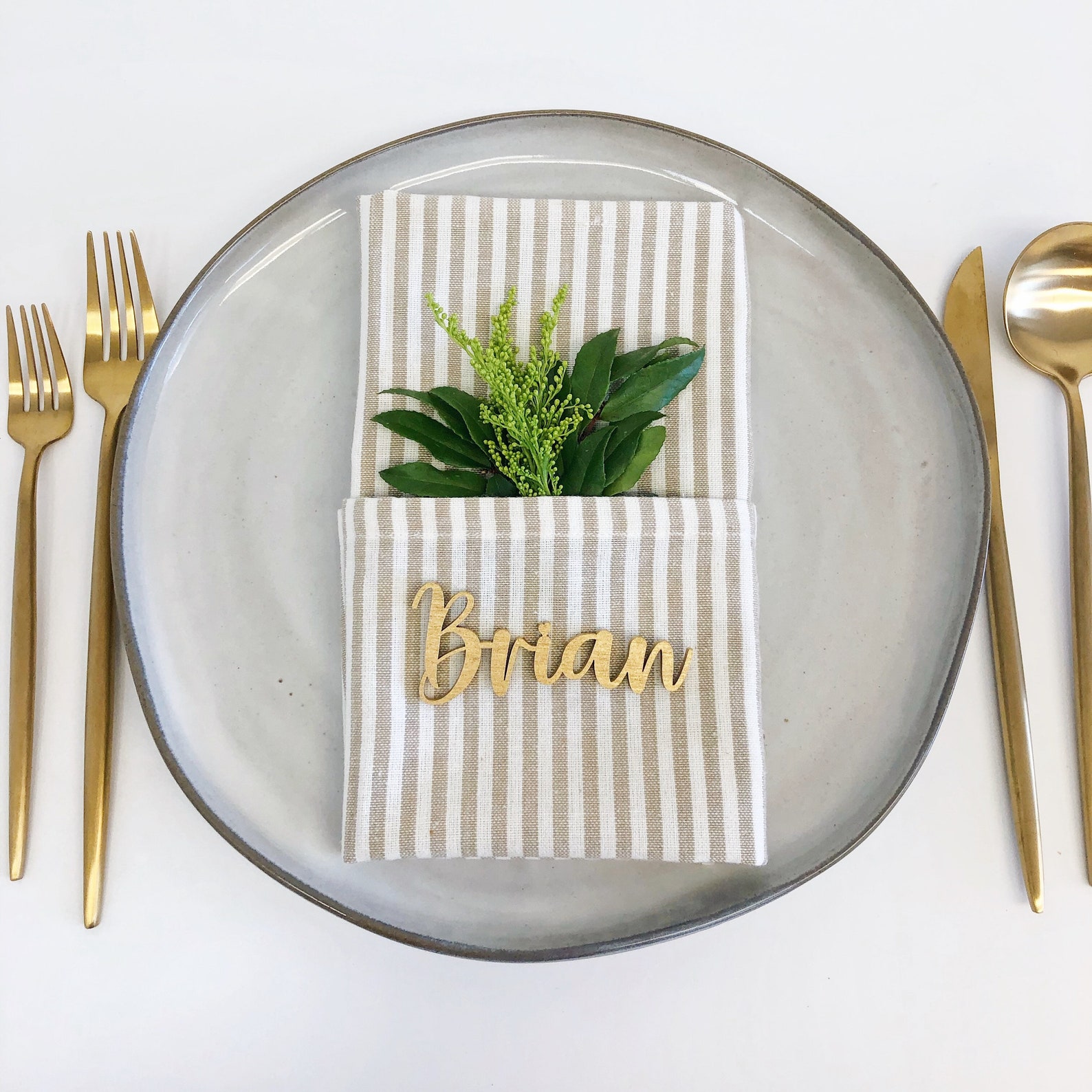 Birthday Wedding Name Tags Wedding Table Decor Wedding Place Etsy