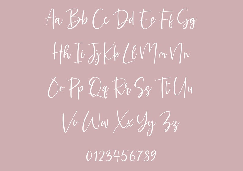 font example