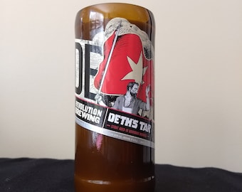 Craft Beer Candles - Revolution Brewing Deth's Tar, Gift for Dad, Gift for Him,