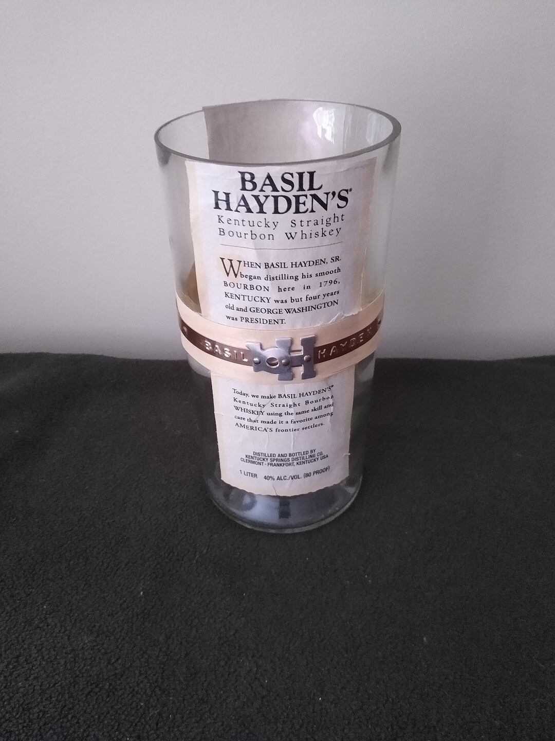 Basil Hyden's Bourbon Whiskey Bottle Candle You Choose Etsy UK