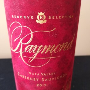 Wine Bottle Candle, Raymond Cabernet Sauvignon, with your choice of Scent, Anniversary Gift, Girlfriend Gift, Boyfriend Gift,
