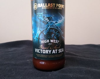 Craft Beer Cande, Ballast Point High West Victory at Sea, 12oz, you choose the scent,  gift for him, gift for Dad