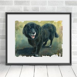 Custom Watercolor Pet Portrait | Hand-Painted Pet Art | Personalized Pet Gift