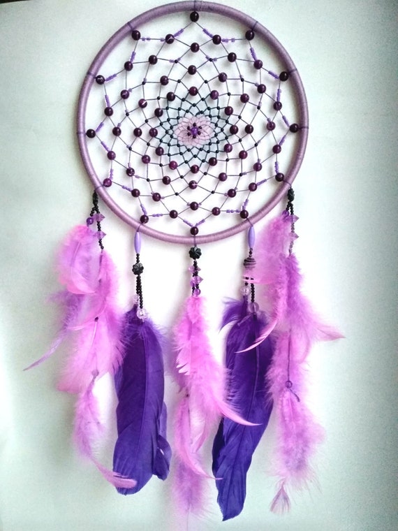 Purple Dream Catcher Bohemian Bedroom Decor Hippie Tapestry Ceiling Hanging Decoration Ethnic Gift Gift For Her Boho Dreamcatcher