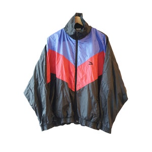 Vintage 90s Windbreaker Nylon Track Jacket Golden Team Vintage 90s Windbreaker Nylon Track Jacket Golden Team