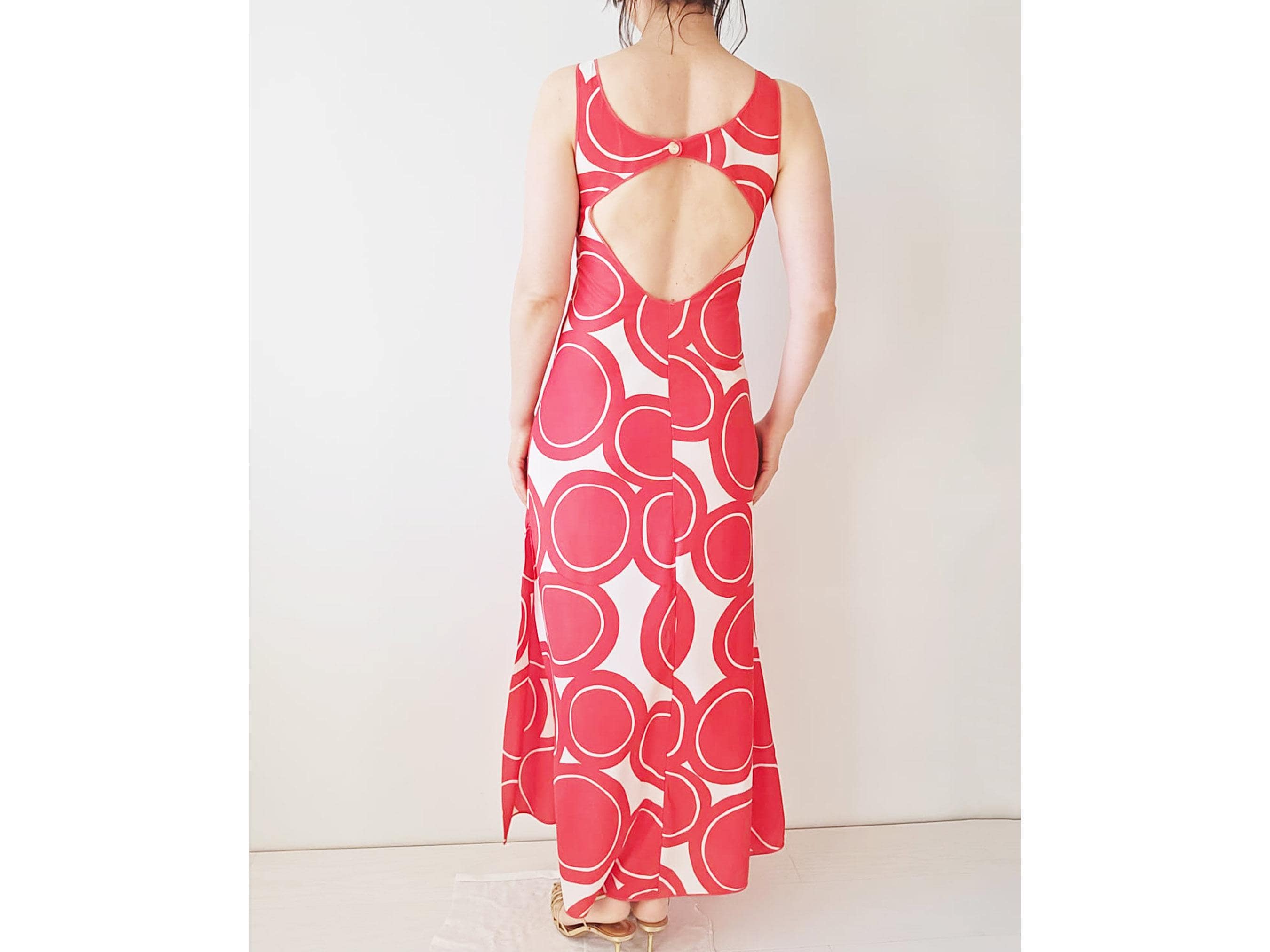 70s bodycon dress 70s Retro Gal Floral Retro Racerback Dress main image 1