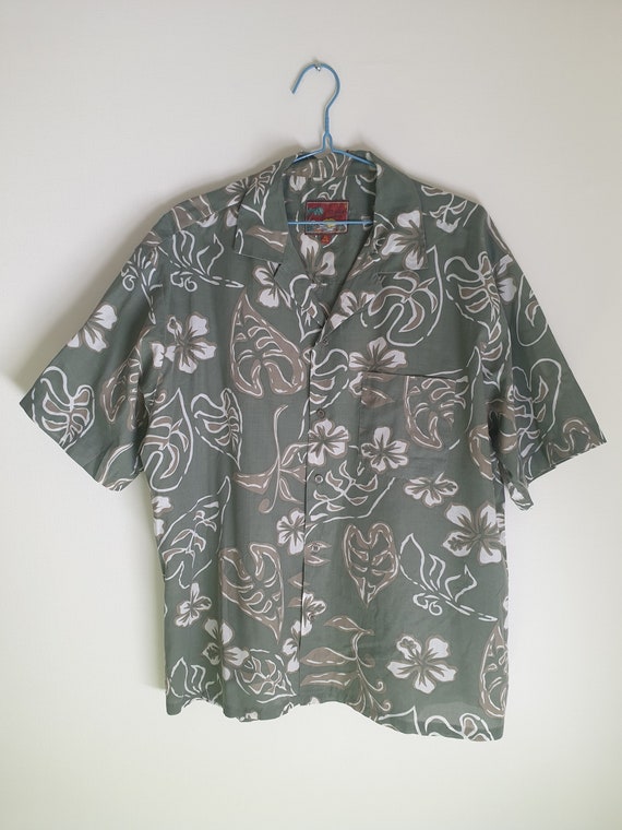 1980s - 1990s vintage men's Hawaiian shirt, flora… - image 3