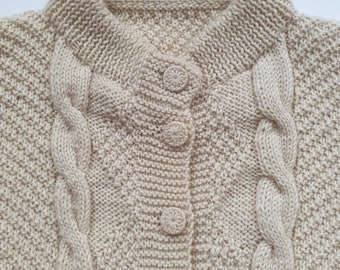 pull de pêcheur vintage, cardigan épais en tricot torsadé, pull minimaliste, vêtements vintage