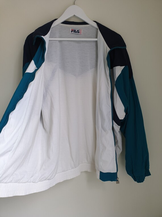 Vintage FILA windbreaker, track jacket, sports ja… - image 5