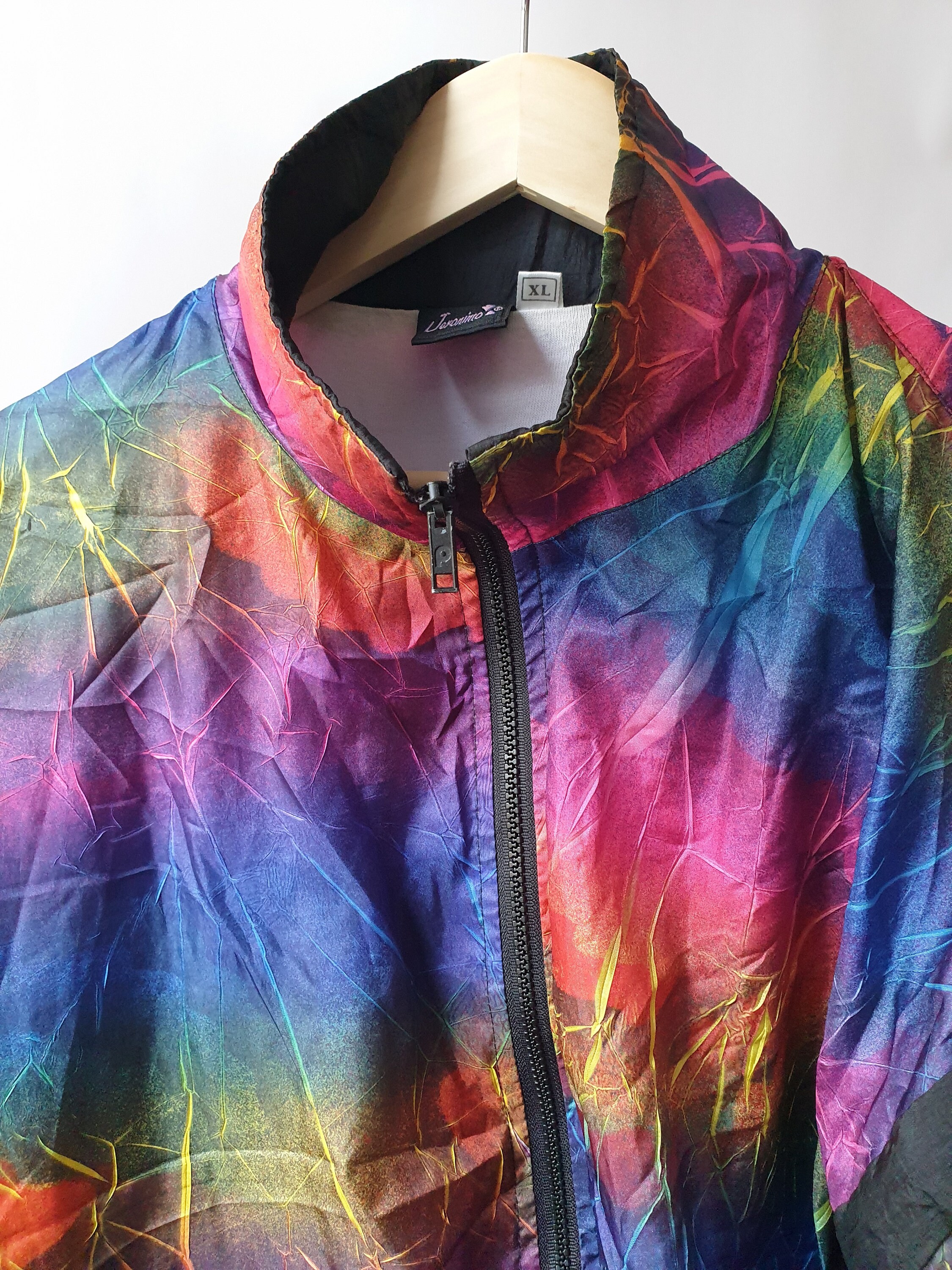 Rainbow windbreaker deals