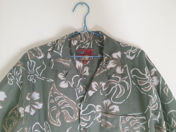 1980s - 1990s vintage men's Hawaiian shirt, flora… - image 4