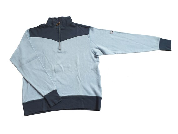 Vintage ADIDAS Trefoil Leaf Logo Navy Blue Pullover Long Sleeve