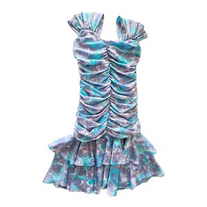 strapless open back dress Special Floral Pattern Chiffon A-Line Prom Evening Dresses Y6721   Simplepromdress
