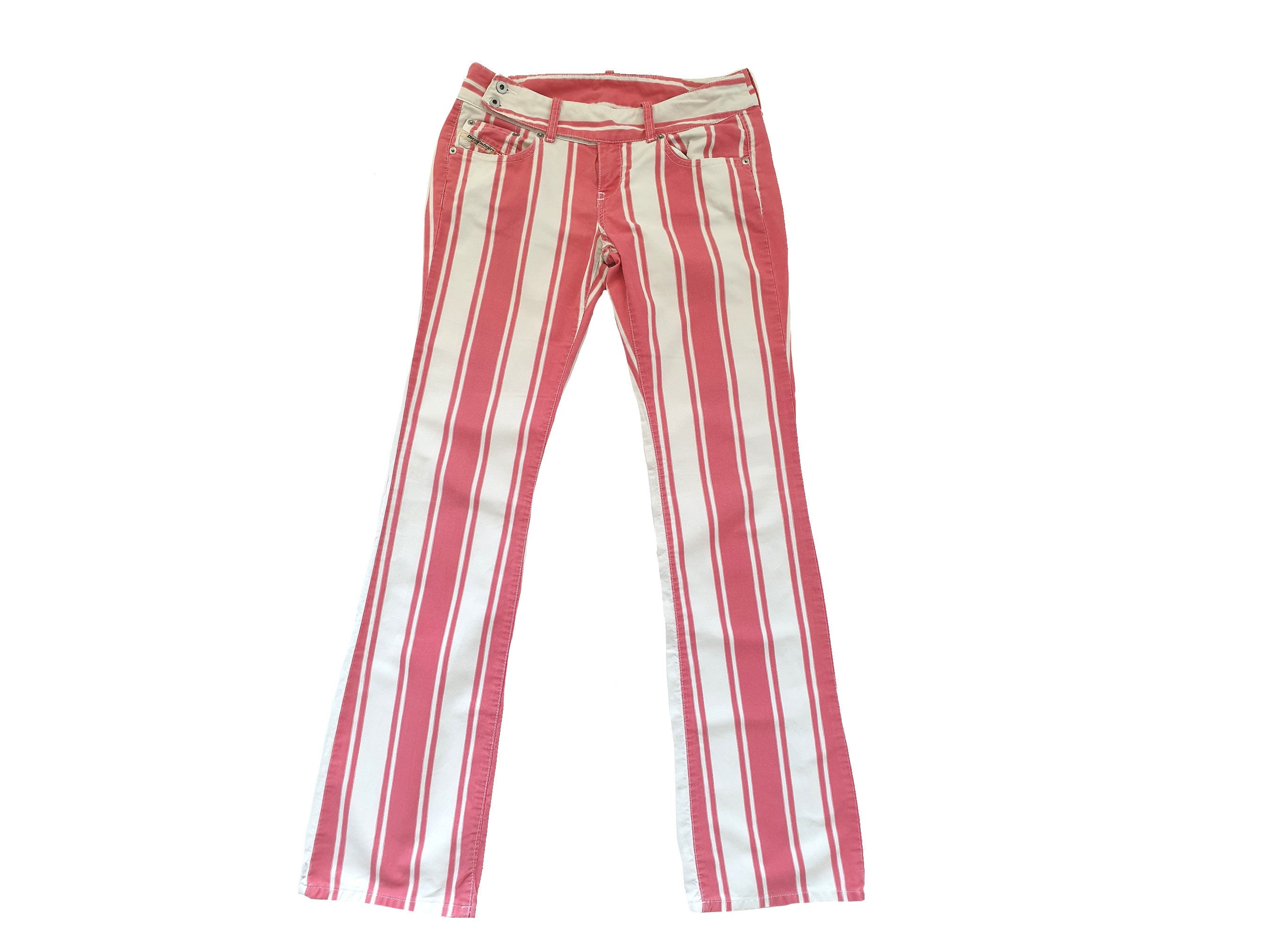 Vintage Diesel Y2K Trousers, Striped Denim, Millennial, Low Waist Denim Pants Women, Vintage Clothing - Etsy Vintage Diesel Y2K Trousers, Striped Denim, Millennial, Low Waist Denim Pants Women, Vintage Clothing - Etsy