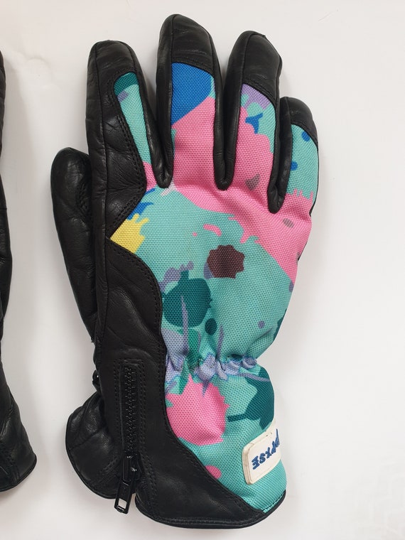1980s ski gloves, original vintage 70s 80s 90s Y2… - image 2