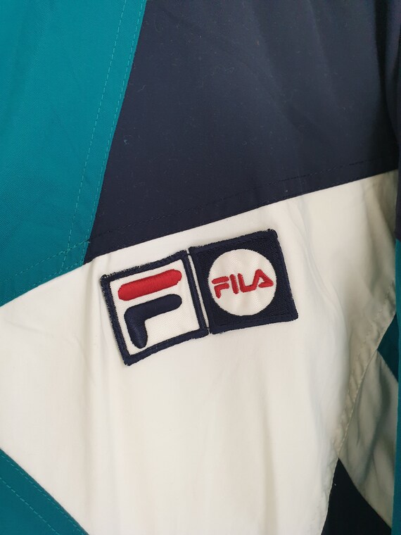 Vintage FILA windbreaker, track jacket, sports ja… - image 7