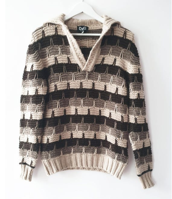 Vintage DOLCE & GABBANA Knit Sweater, 90s Knitwear, Y2K Clothing  