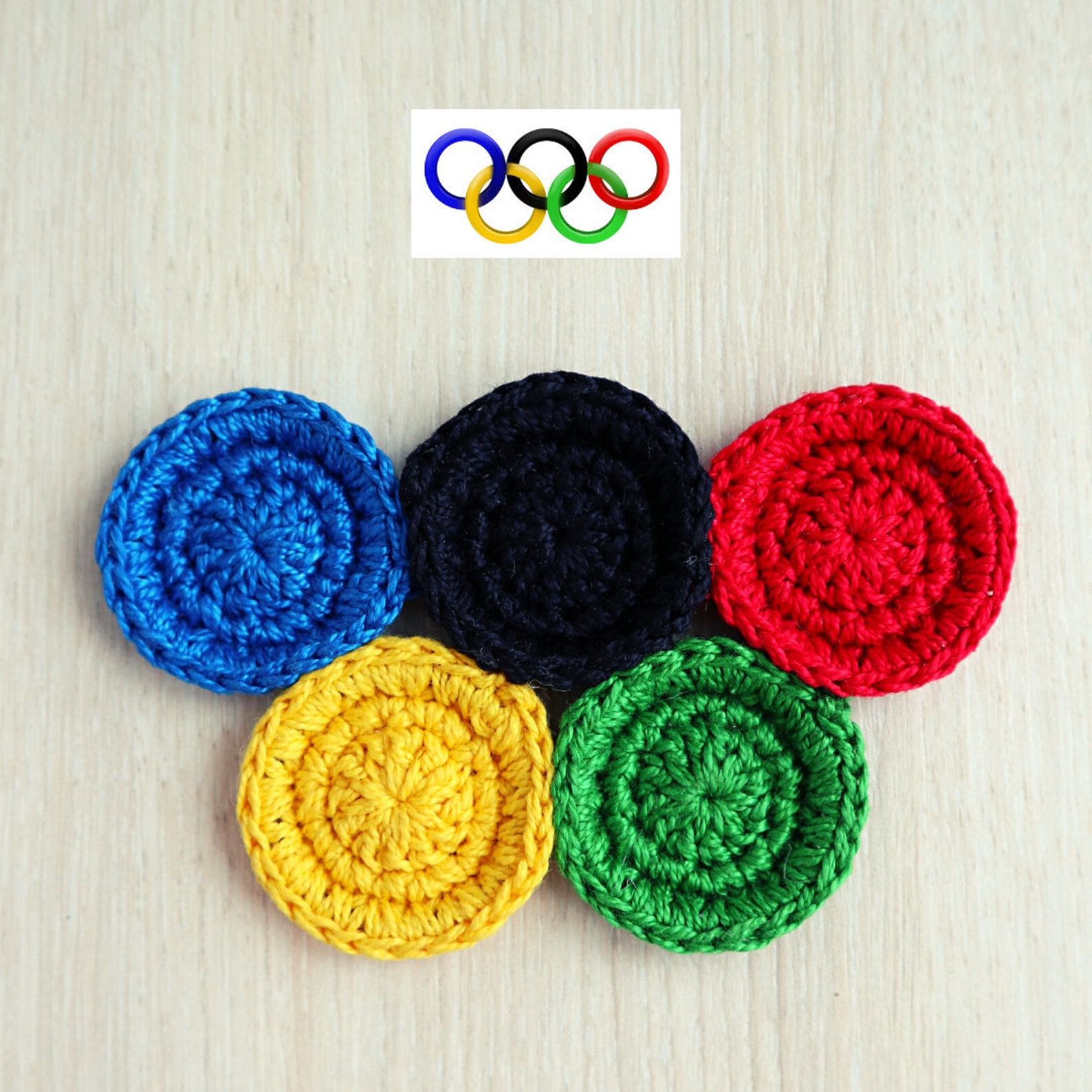 Olympic Crochet Bow Tie. Olympic Medal Jewelry. Olympic Etsy