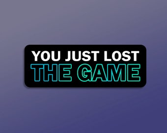 You Just Lost The Game Nostalgic 2000s Sticker