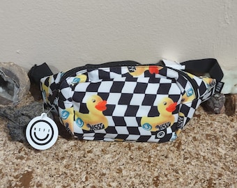 NEFF Super Rad Retro FANNY PACK Hip Pouch Carry all Skater, 1980's Style Music Television Skateboard Snowboard Fanny Pack Gear Waist Wallet