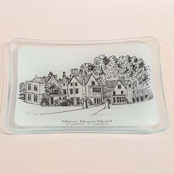 Manor House Hotel Castle Combe Souvenir Memorabilia Change Jewelry Money RING CATCHALL DISH,Bathroom Catchall Decor,Guest Room Dresser Decor