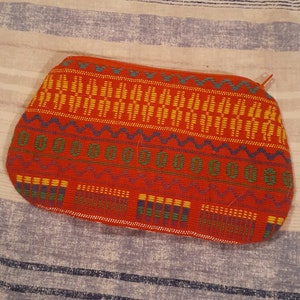 Vintage Cotton HUIPIL COIN PURSE Todos Santos Guatemala,South American Textile Art Coin Purse,Guatemalan Coin Purse,Boho Hippie Coin Purse