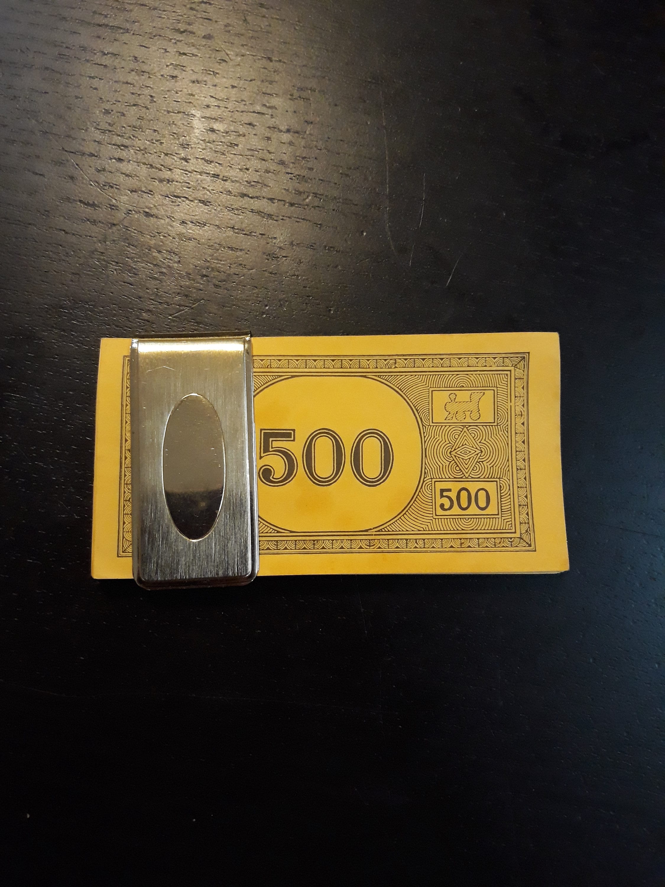 Vintage GOLD Toned MONEY Clip,vintage Money Clasp,vintage Mens