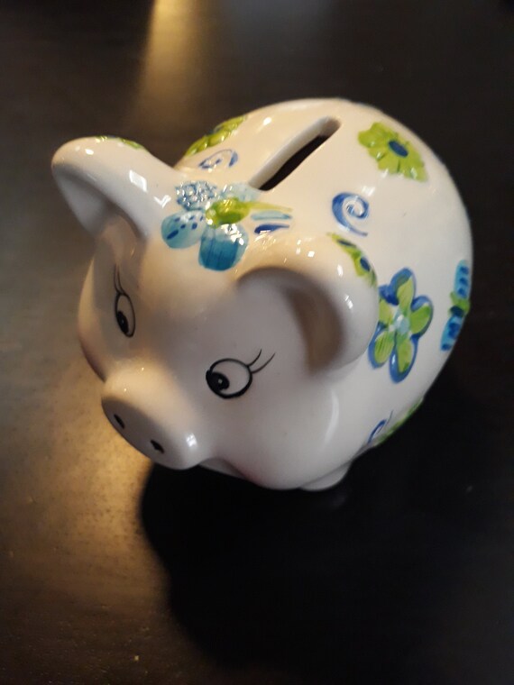 write on piggy bank