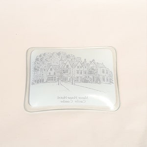 Manor House Hotel Castle Combe Souvenir Memorabilia Change Jewelry Money RING CATCHALL DISH,Bathroom Catchall Decor,Guest Room Dresser Decor image 2