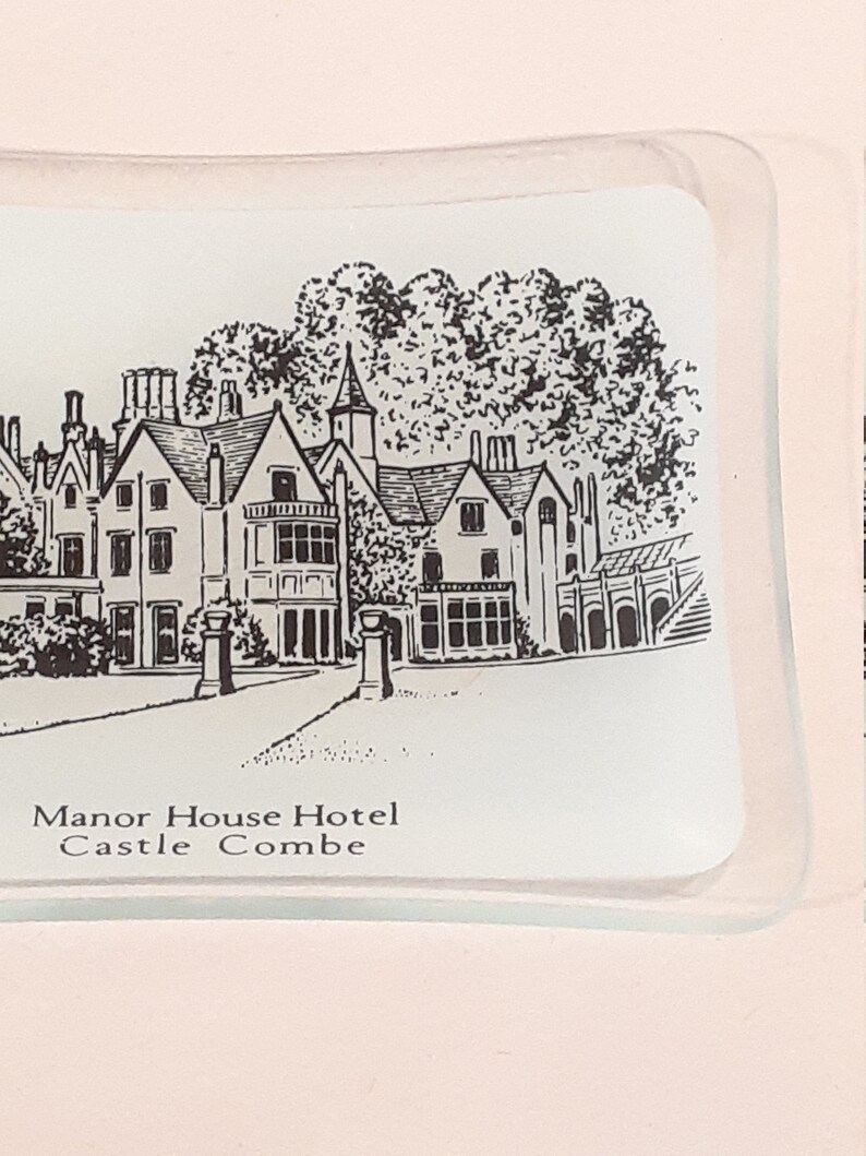 Manor House Hotel Castle Combe Souvenir Memorabilia Change Jewelry Money RING CATCHALL DISH,Bathroom Catchall Decor,Guest Room Dresser Decor image 6