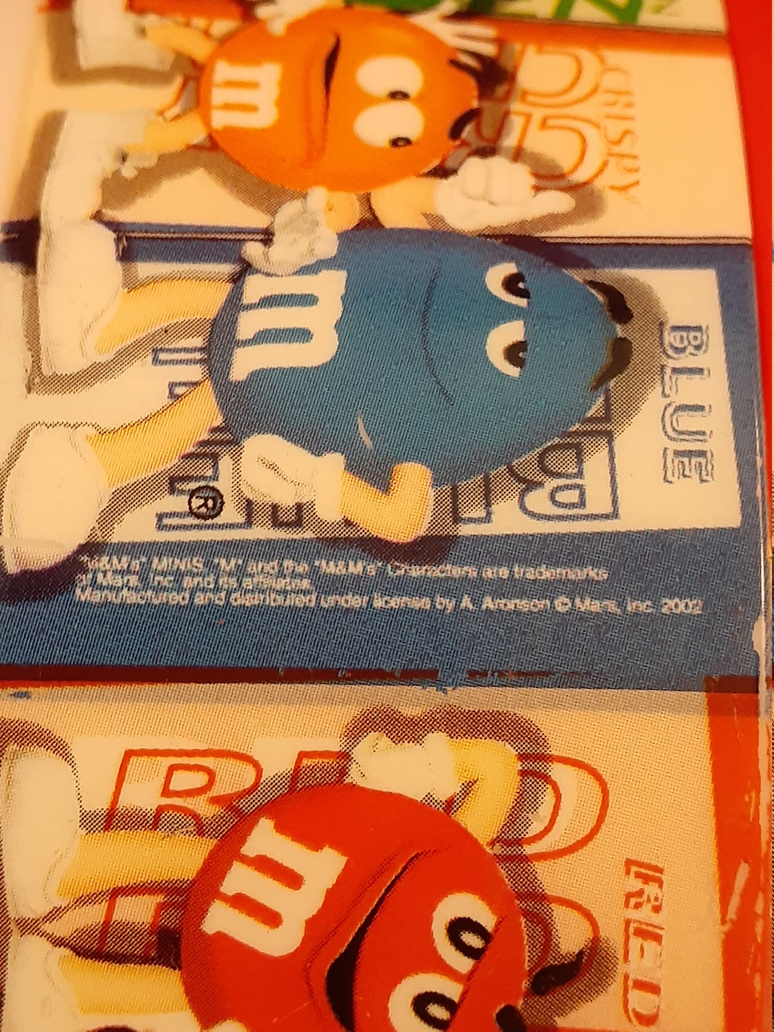 Vintage Plastic Red M&M STORAGE CONTAINER BOWL Made by A. Aronson,m and