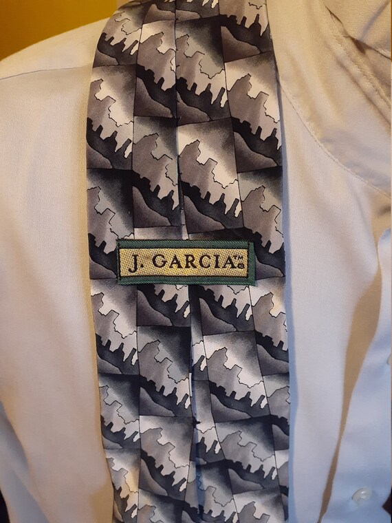 Vintage JERRY GARCIA TIE "Dawn At The Ritz Carlto… - image 9