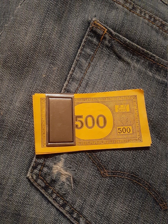 VINTAGE Silver MONEY Clip,vintage Money Clasp,vintage Dollar Bill