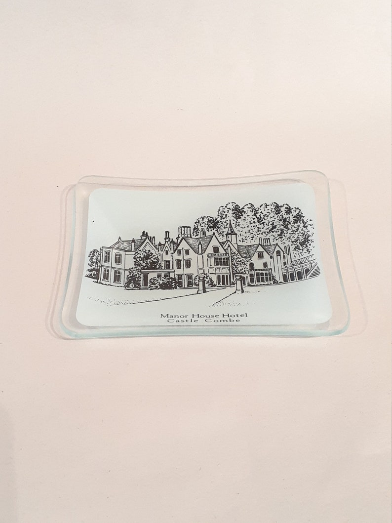 Manor House Hotel Castle Combe Souvenir Memorabilia Change Jewelry Money RING CATCHALL DISH,Bathroom Catchall Decor,Guest Room Dresser Decor image 9